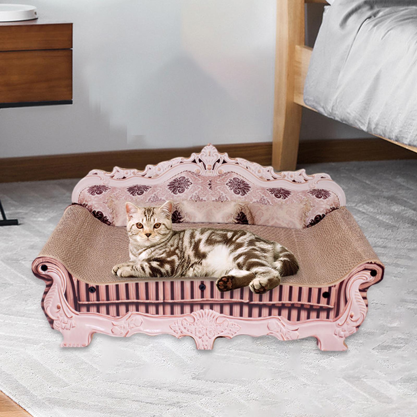 Cat Scratching Pad Cat Sofa Scratcher 50x24x24cm Modern Kitten Sleeping Nest