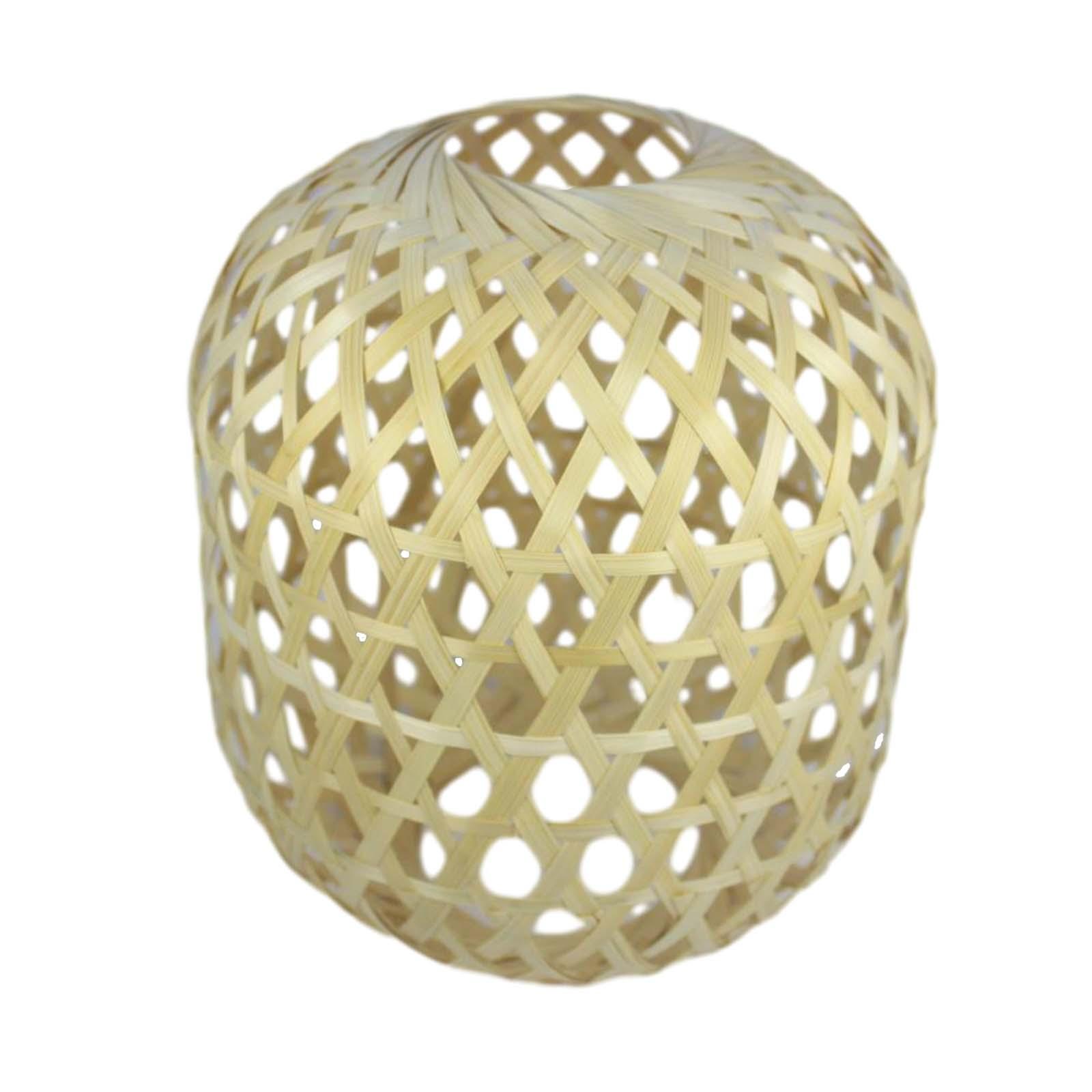 Rattan Lampshade Chandelier Cover for Dining Room Kitchen Room