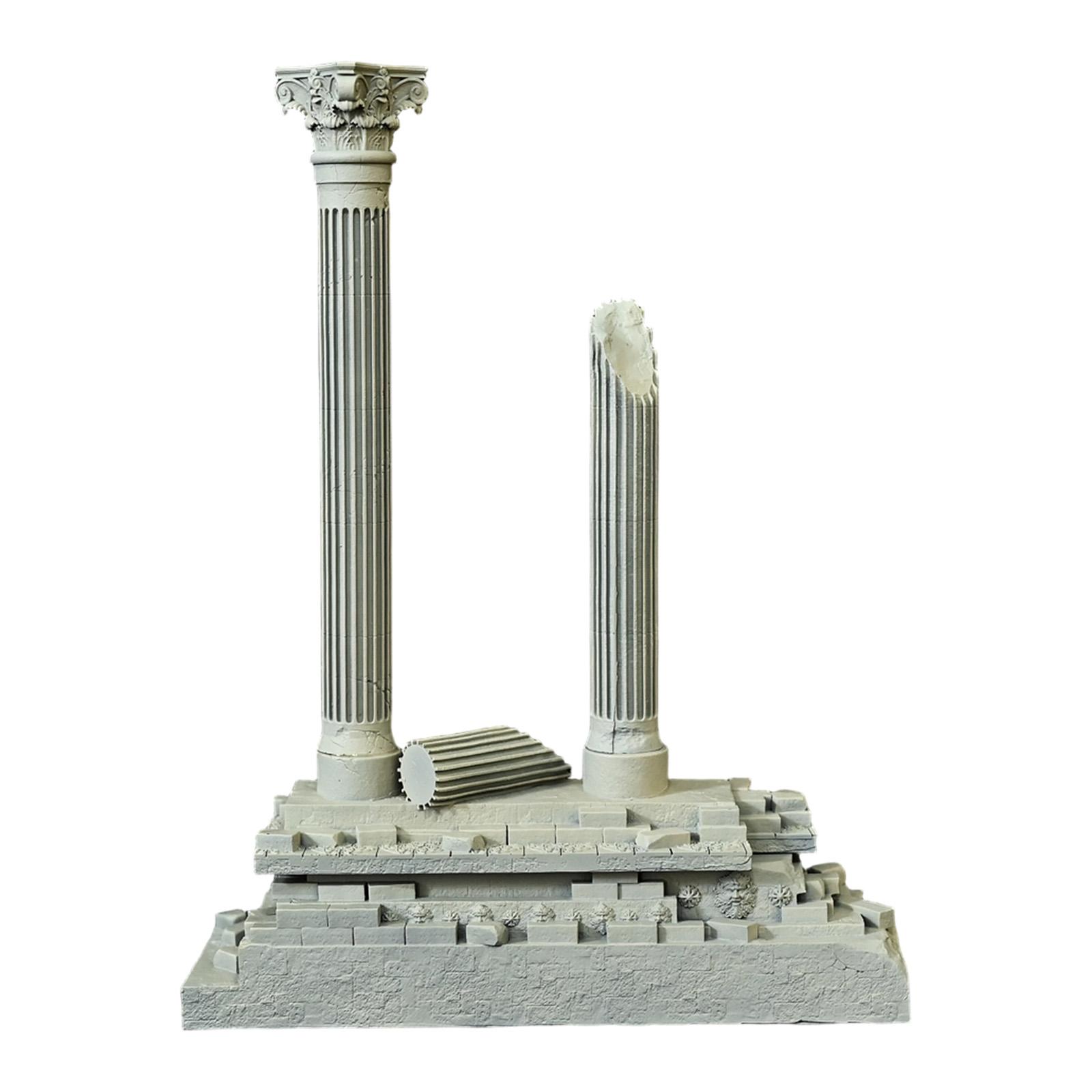 Roman Column Aquarium Ornament Set