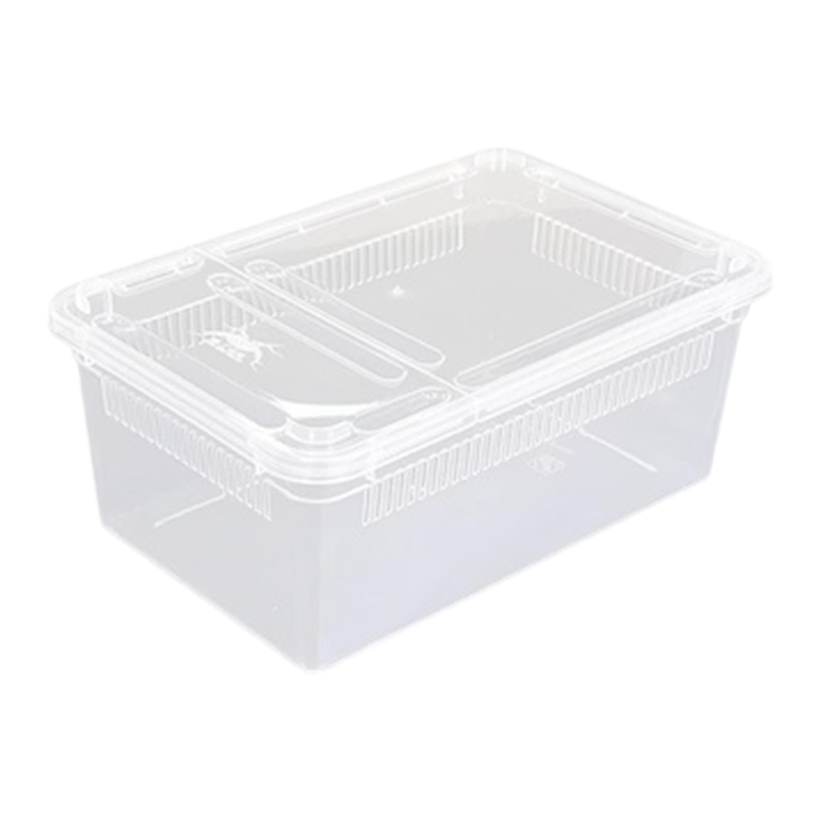 Clear Terrarium Habitat Cage Breeding Box Mini Pet House
