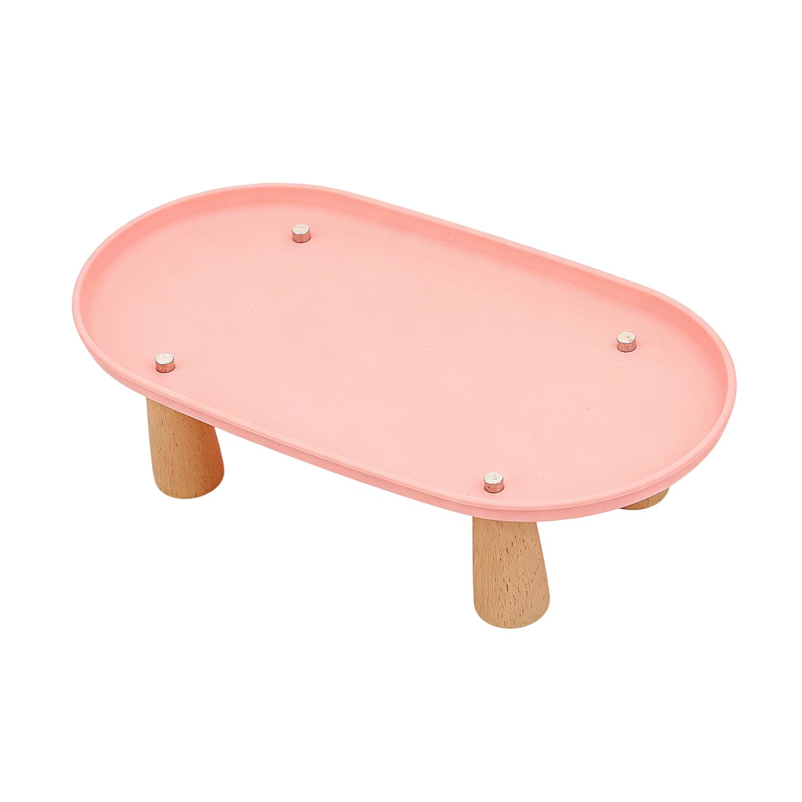 Cat Bowl Raised Stand Pink