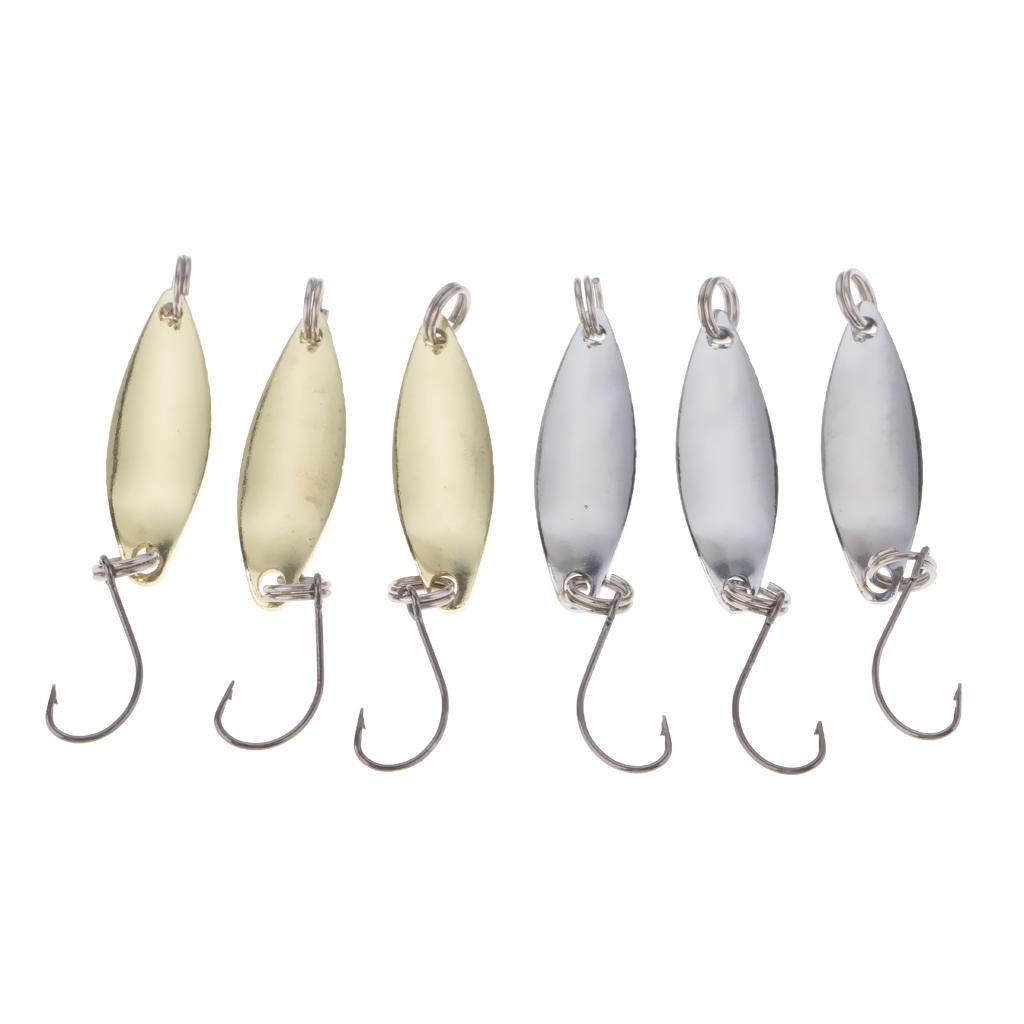 12 Pieces Fishing Lures Baits Spoon Lures Metal Hard Baits Crankbaits Tackle