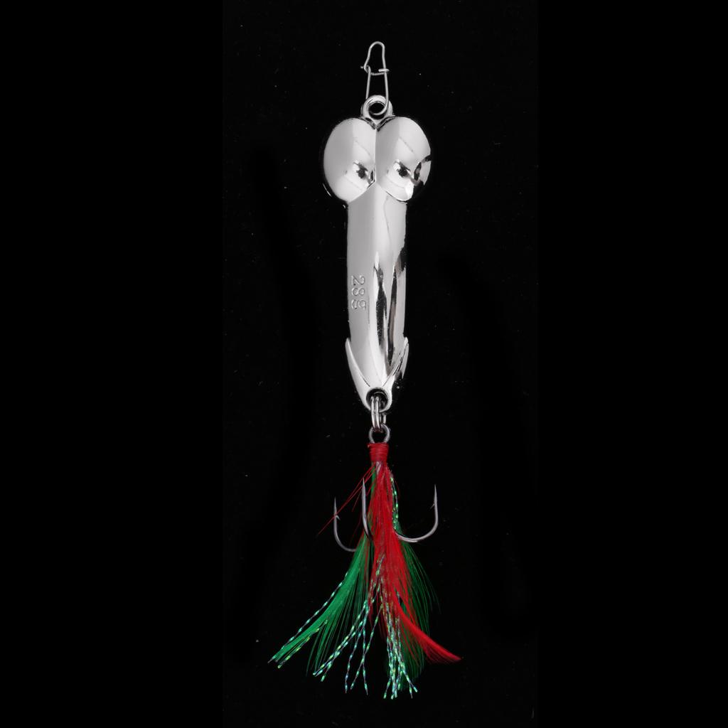 Silver Fishing Spoon Lure Spinner Bait Metal Hard Bait Crankbait Tack  28g