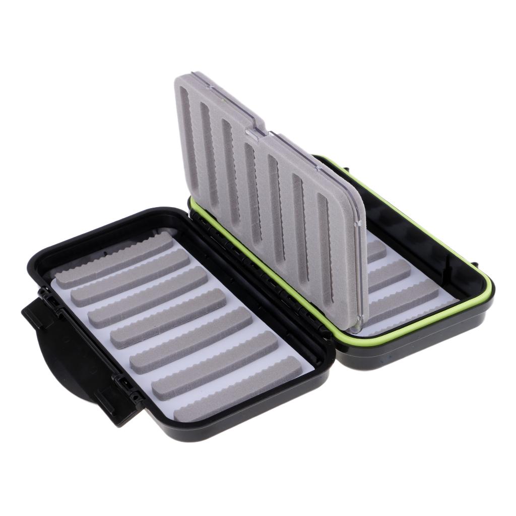 Double Sided Fly Box Fishing Lure Bait Flies Tackle Storage Case ...