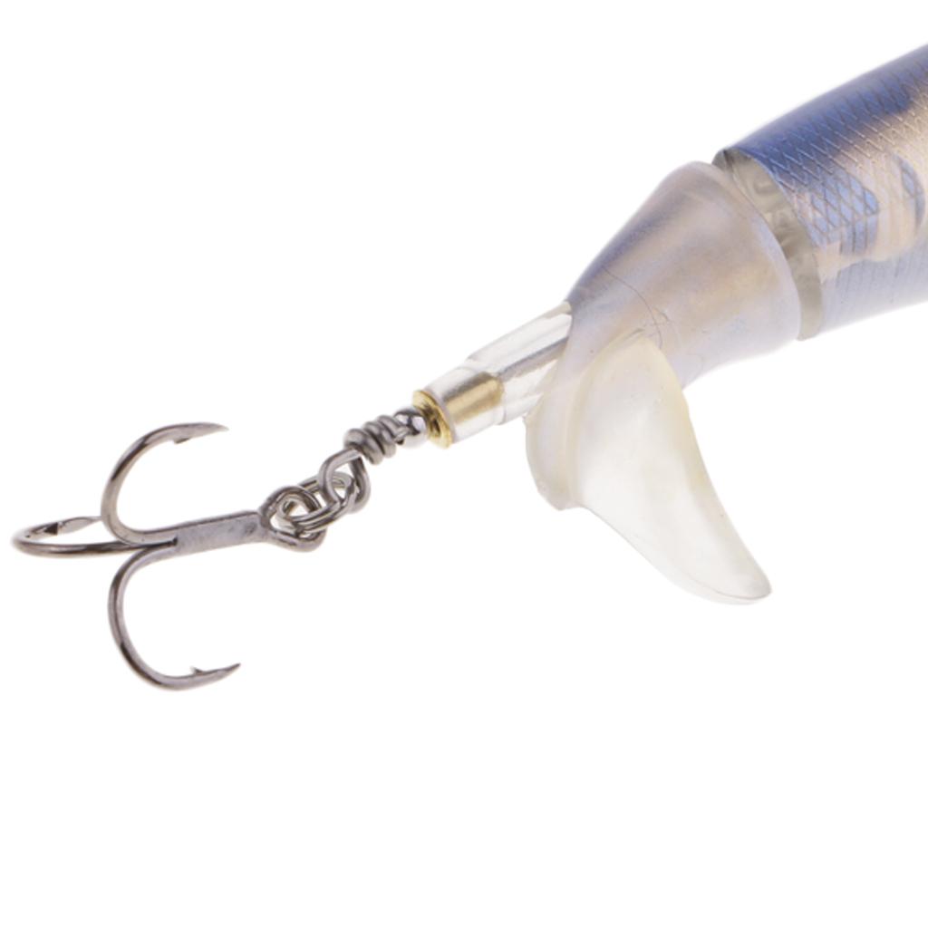 3x Fishing Lure Topwater Floating Hard Bait 10cm 13.2g Blue