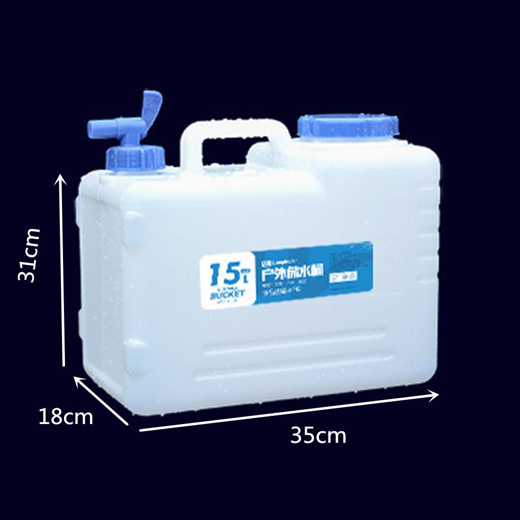 Hard Plastic Jerry Can Carrier Camping Water Storage Container With Water Tap eBay