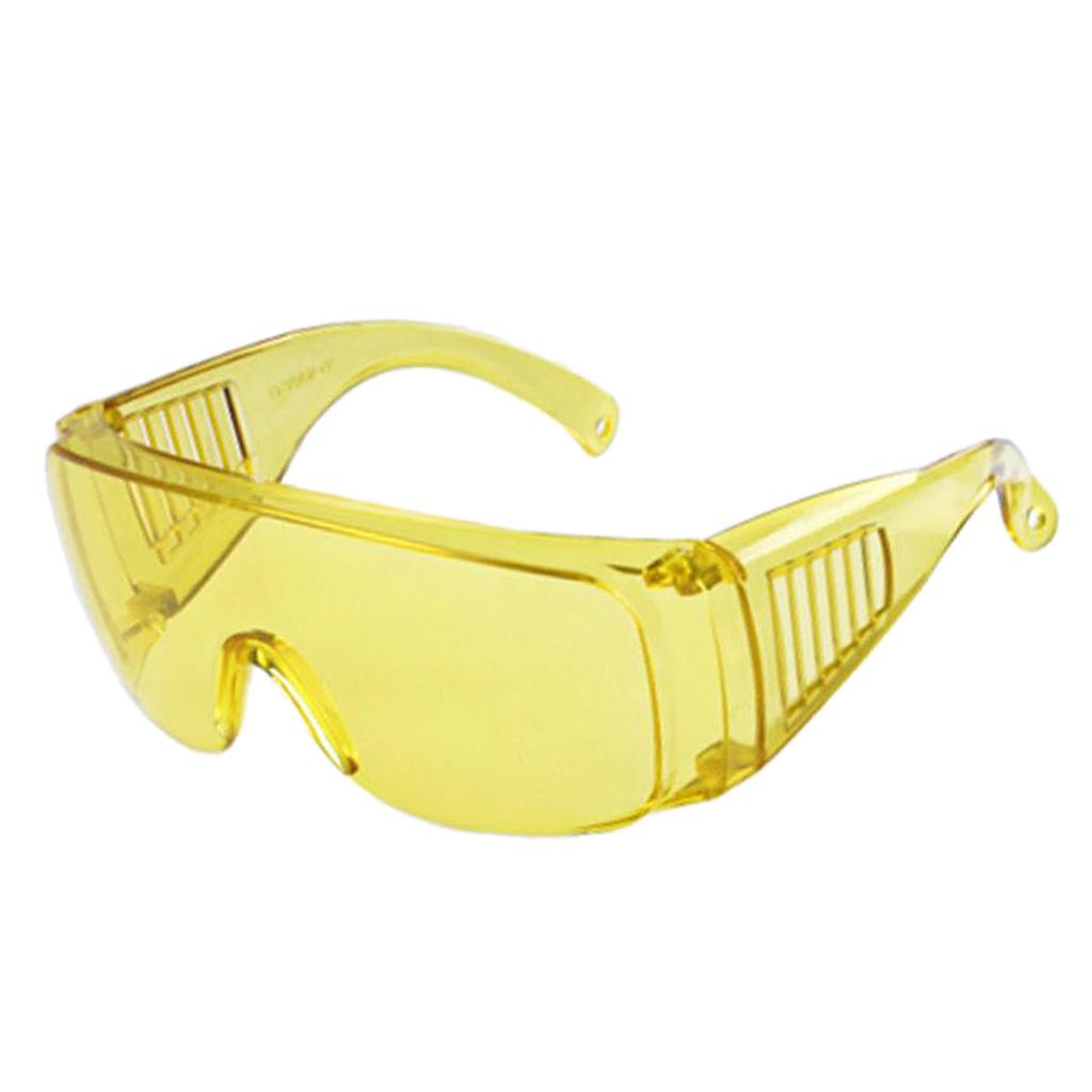 Safety Goggles Workshop Dustproof Eyewear Sunglasses Eyes Protector Yellow
