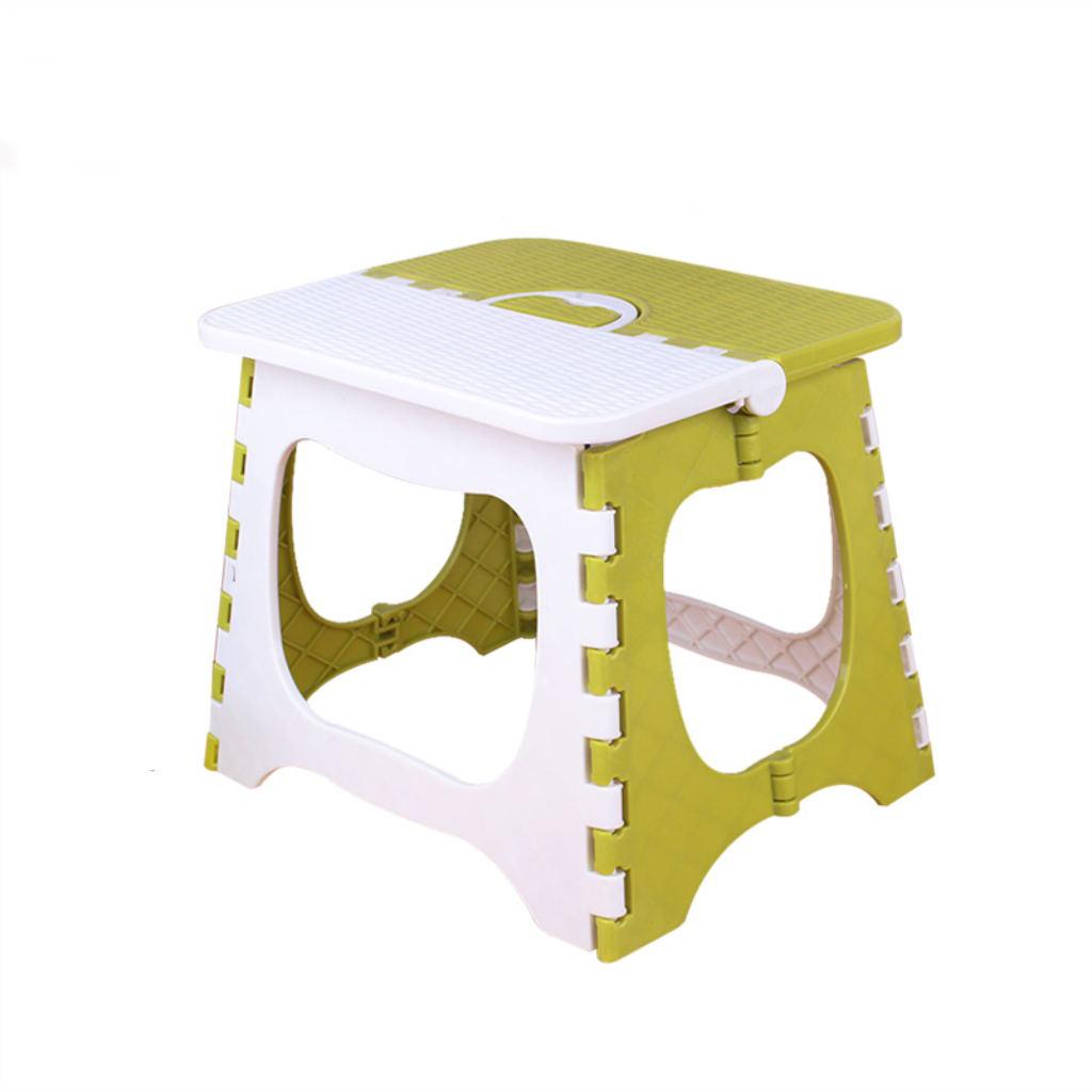 Durable Plastic Folding Chair Bench Step Stool w/ Handle A Children Style