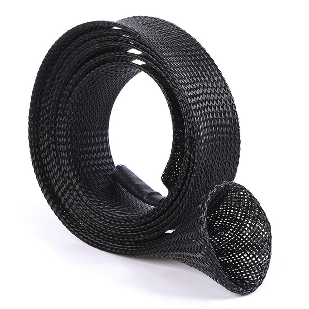 Flat or Pointed End   Fishing Rod Sock Mesh Sleeves Cover Black
