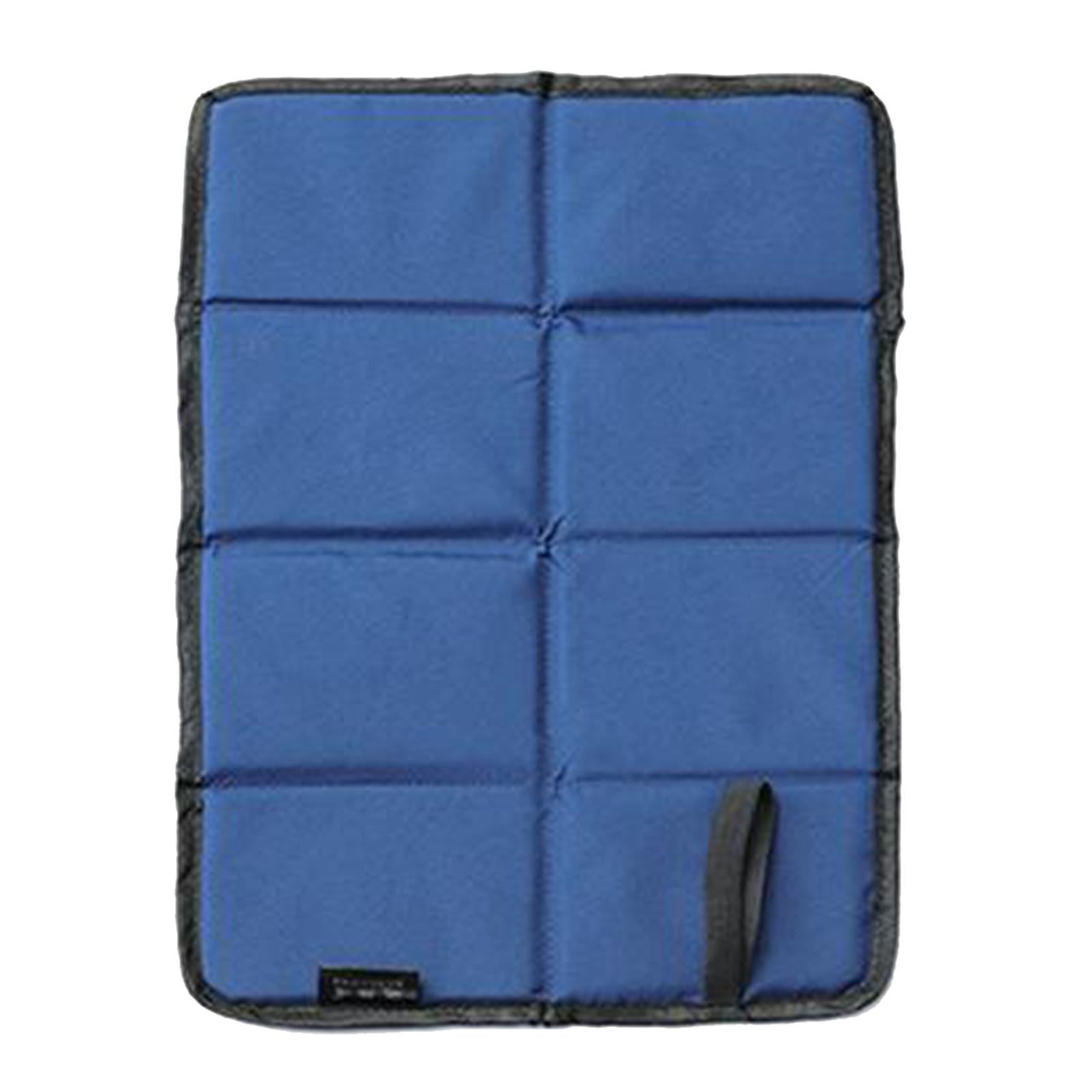 Foldable Camping Seat Cushion Sitting Mat Waterproof Hiking Pad Blue