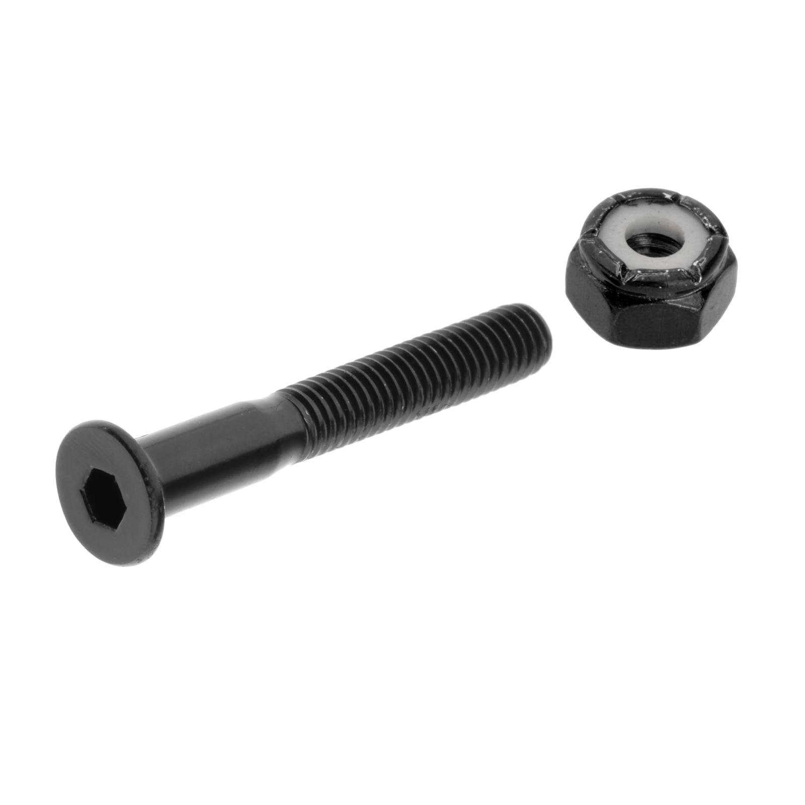 Replacement Longboard Skateboard Mounting Hardware Screws Black_35mm_8pcs