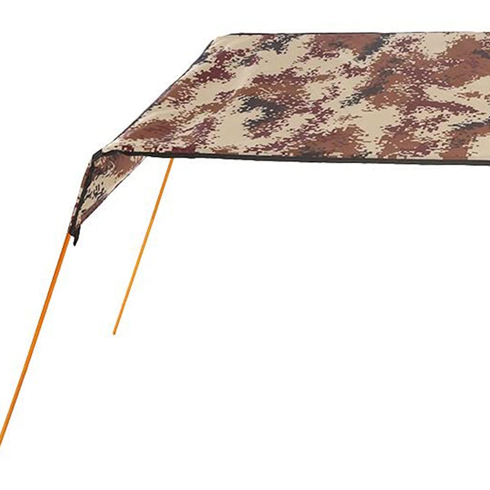 Canoe Sun Shade Canopy  Kayak Boat Sun Shelter Kayak Accessories  Camouflage