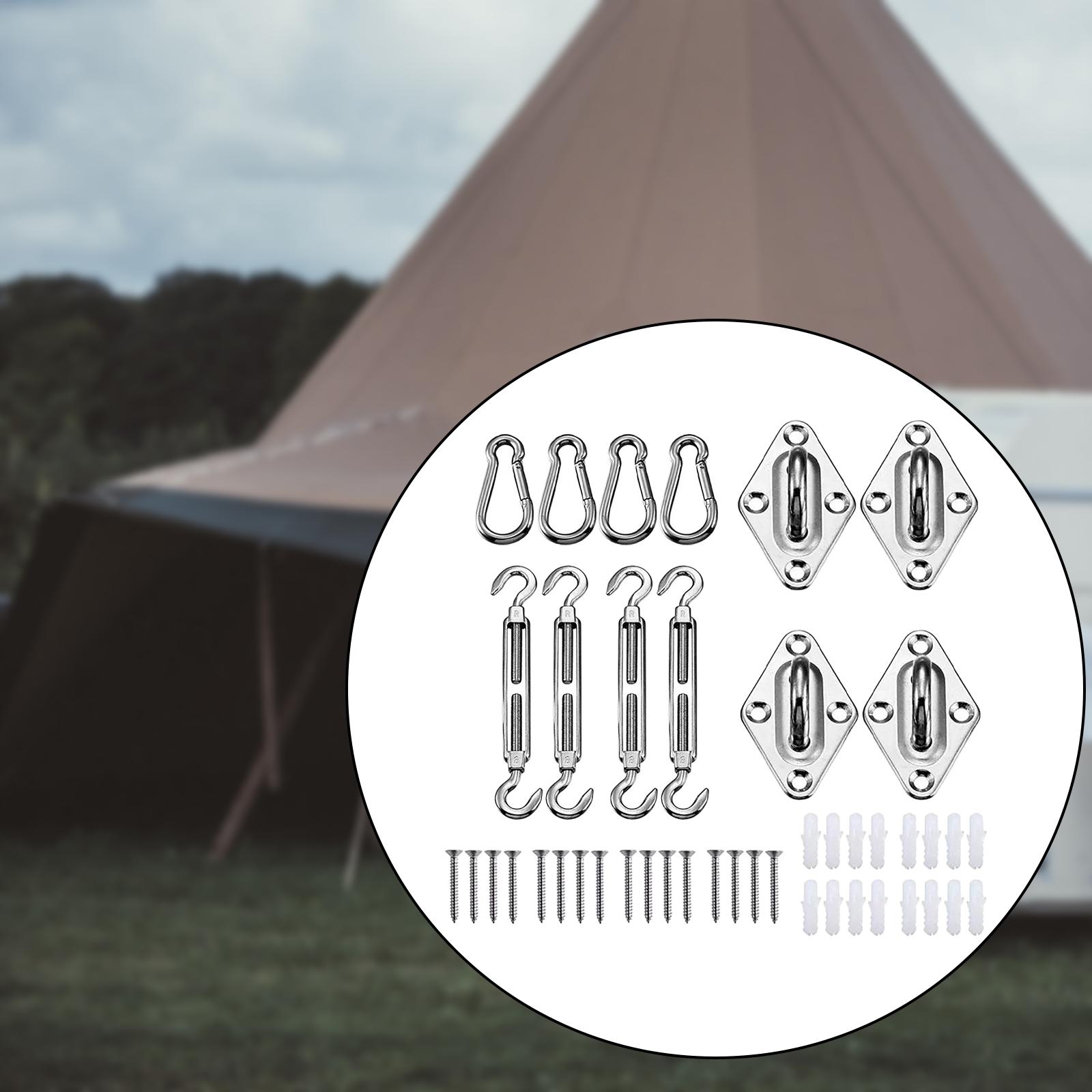 Shade Sail Fixing Garden Patio Sunscreen Awning Canopy Stainless Fitting Kit M5