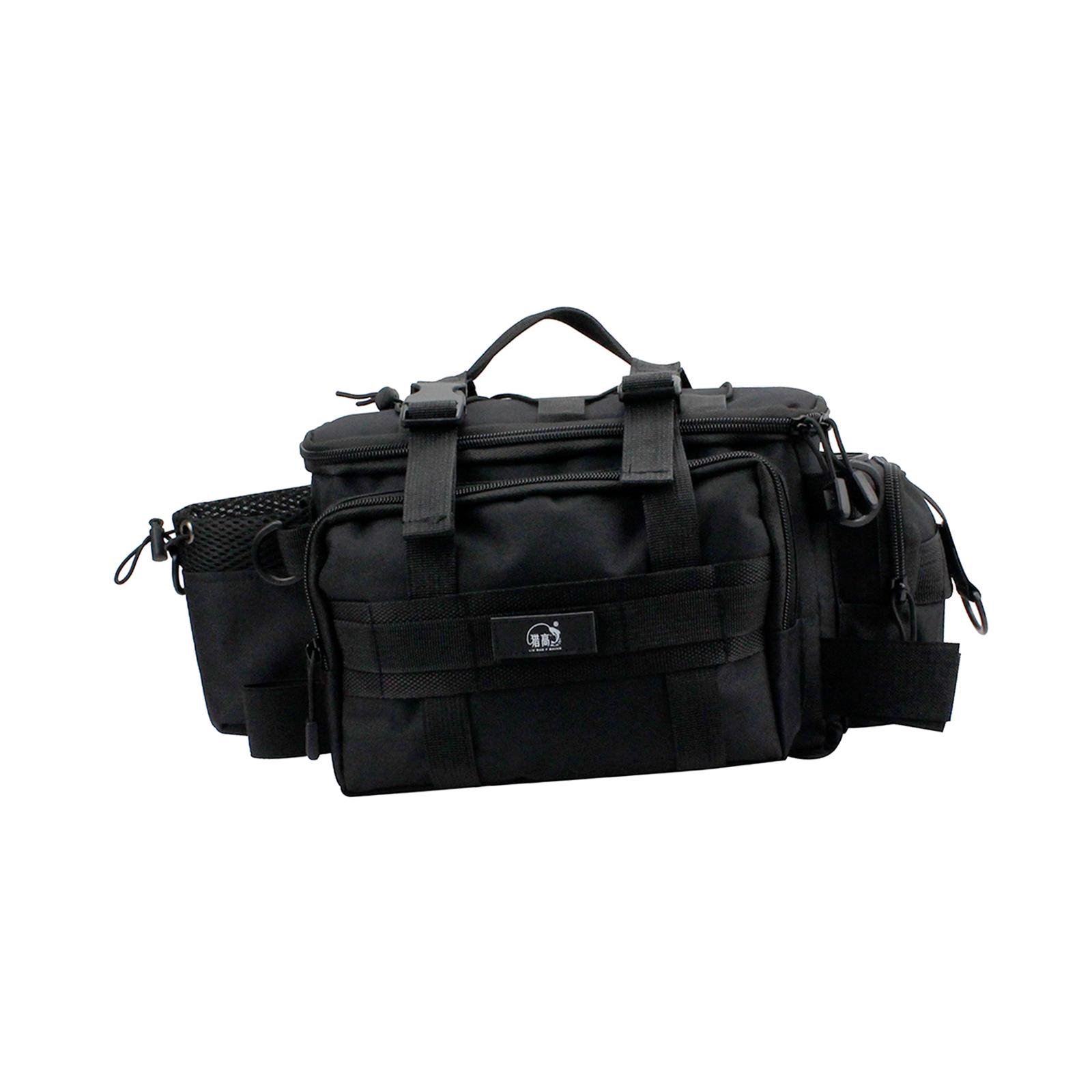 Fishing Tackle Bag Lures Waist Pack with Removable Compartment Fishing Reel