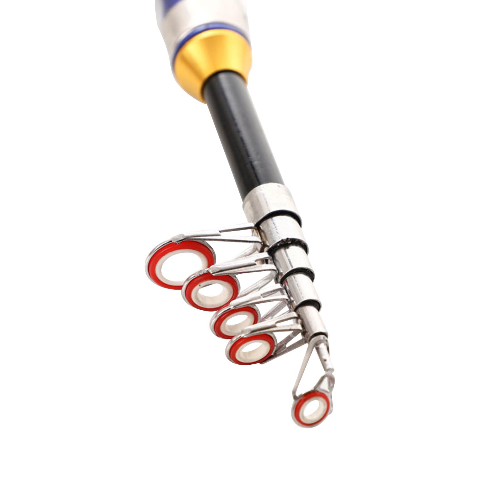 Telescopic Fishing Rod Ultralight Strong Baitcasting Fishing Rod Collapsible 1m