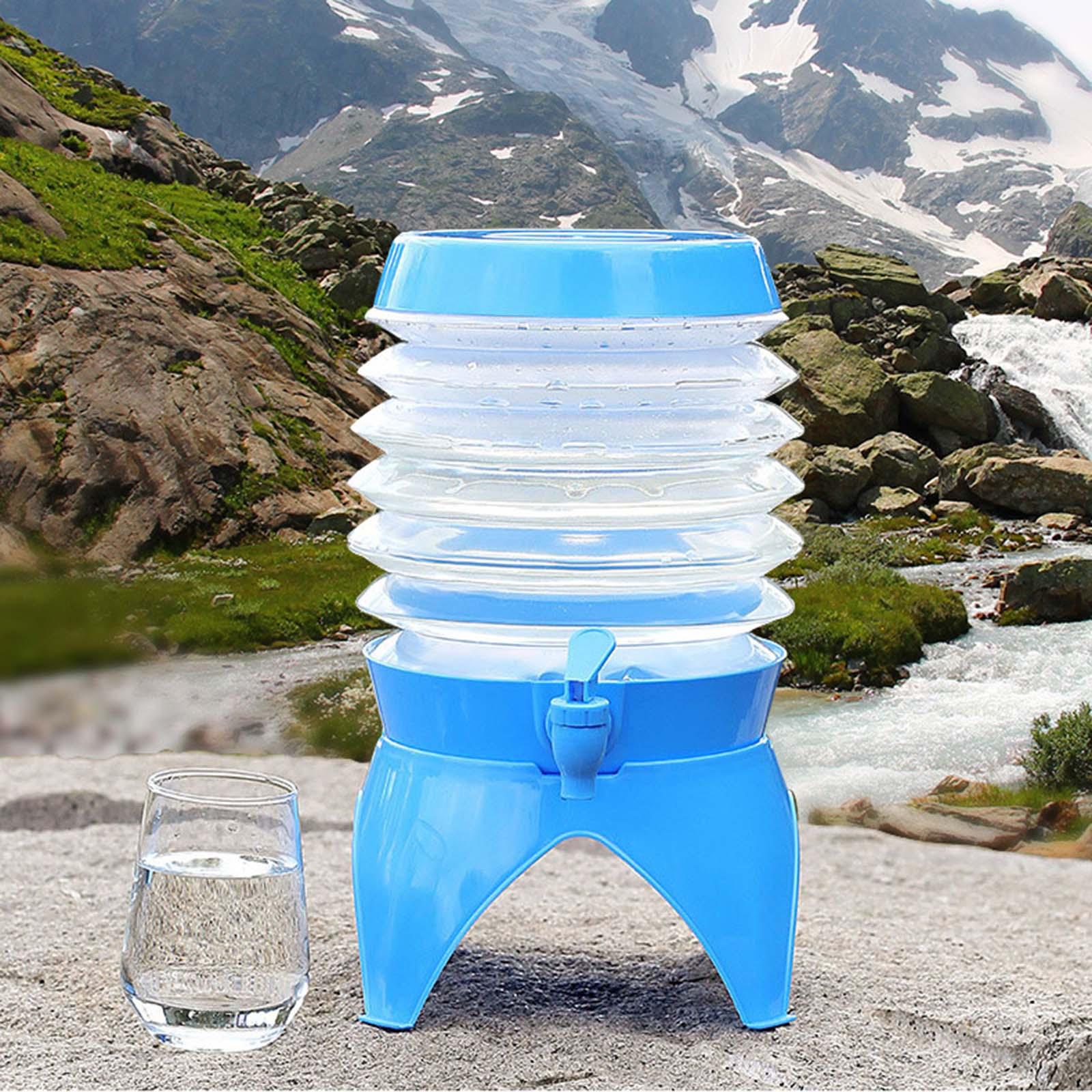 Collapsible Water Container Camping Water Jug for Climbing Fishing Emergency