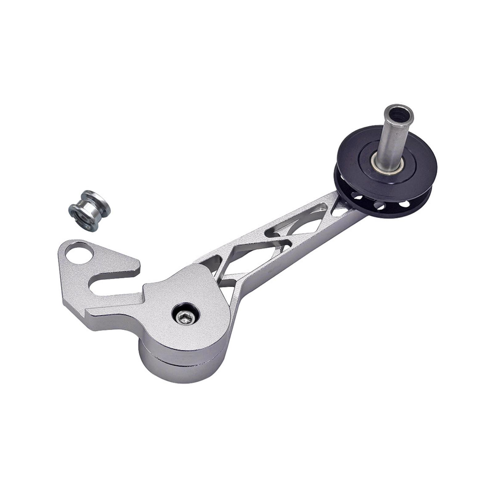 Bike Chain Stabilizer Cycling Chain Guide Mountain Tail Hook Silver