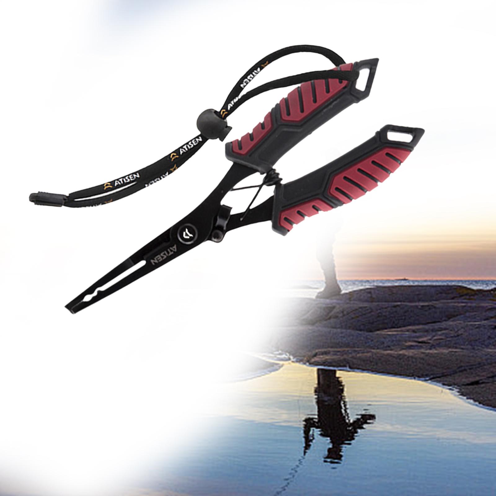 Fishing Pliers Hook Remover Gifts for Men Multifunctional Split Rings Pliers