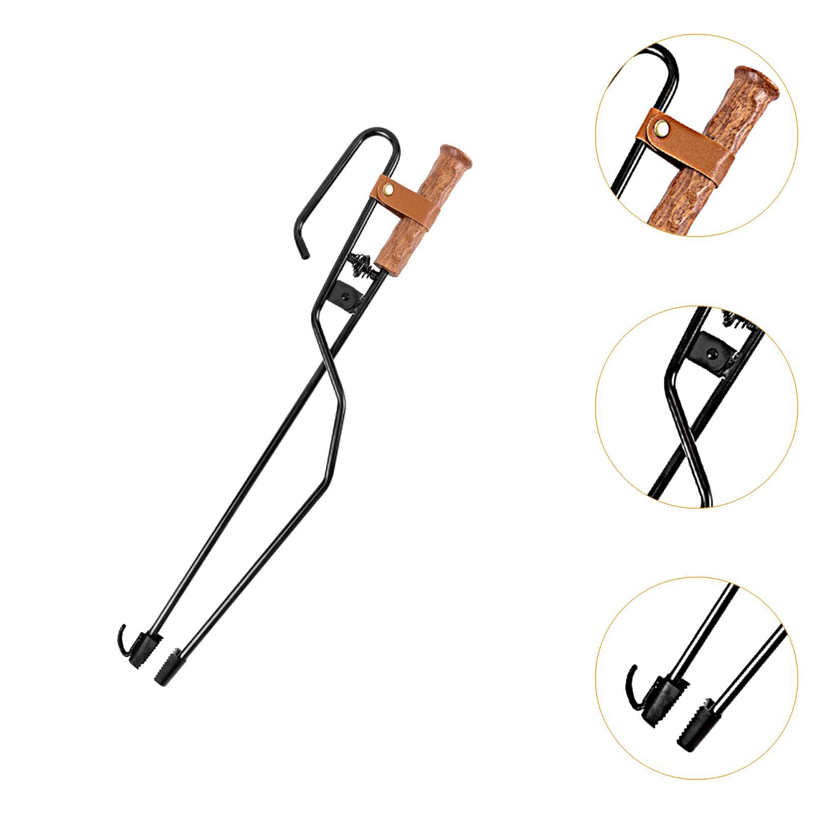 Fireplace Tongs Fire Place Coal Tongs Firepit Carbon Oven BBQ Charcoal Tongs