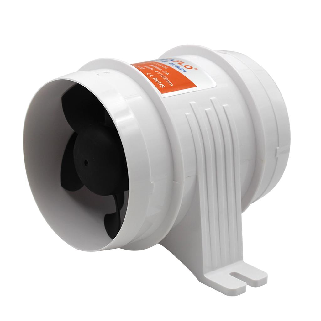 SEAFLO In-Line Bilge Blower 24V Waterproof Boat Ventilation Motor 235CFM