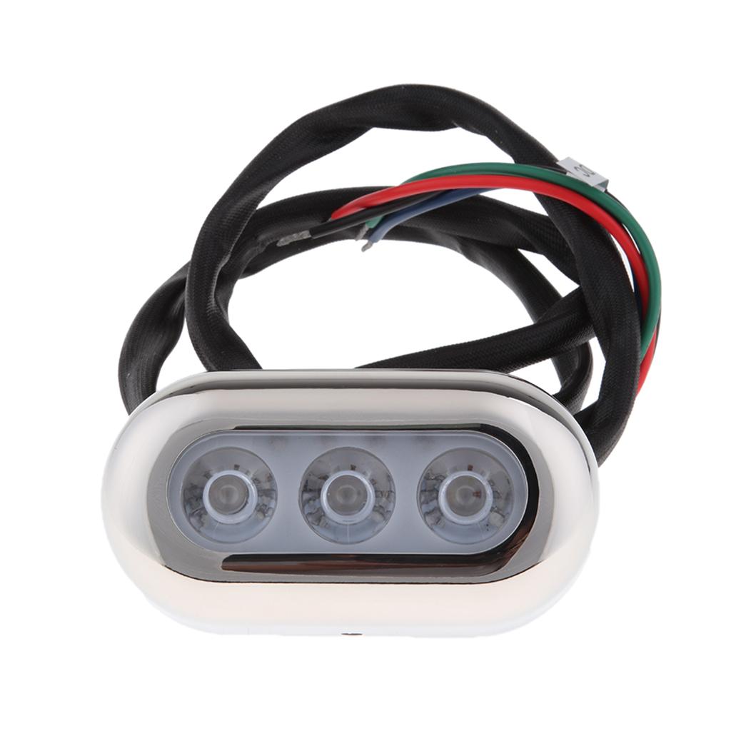 RGB Underwater Submersible LED Boat lights Stainless Steel Flush Mount