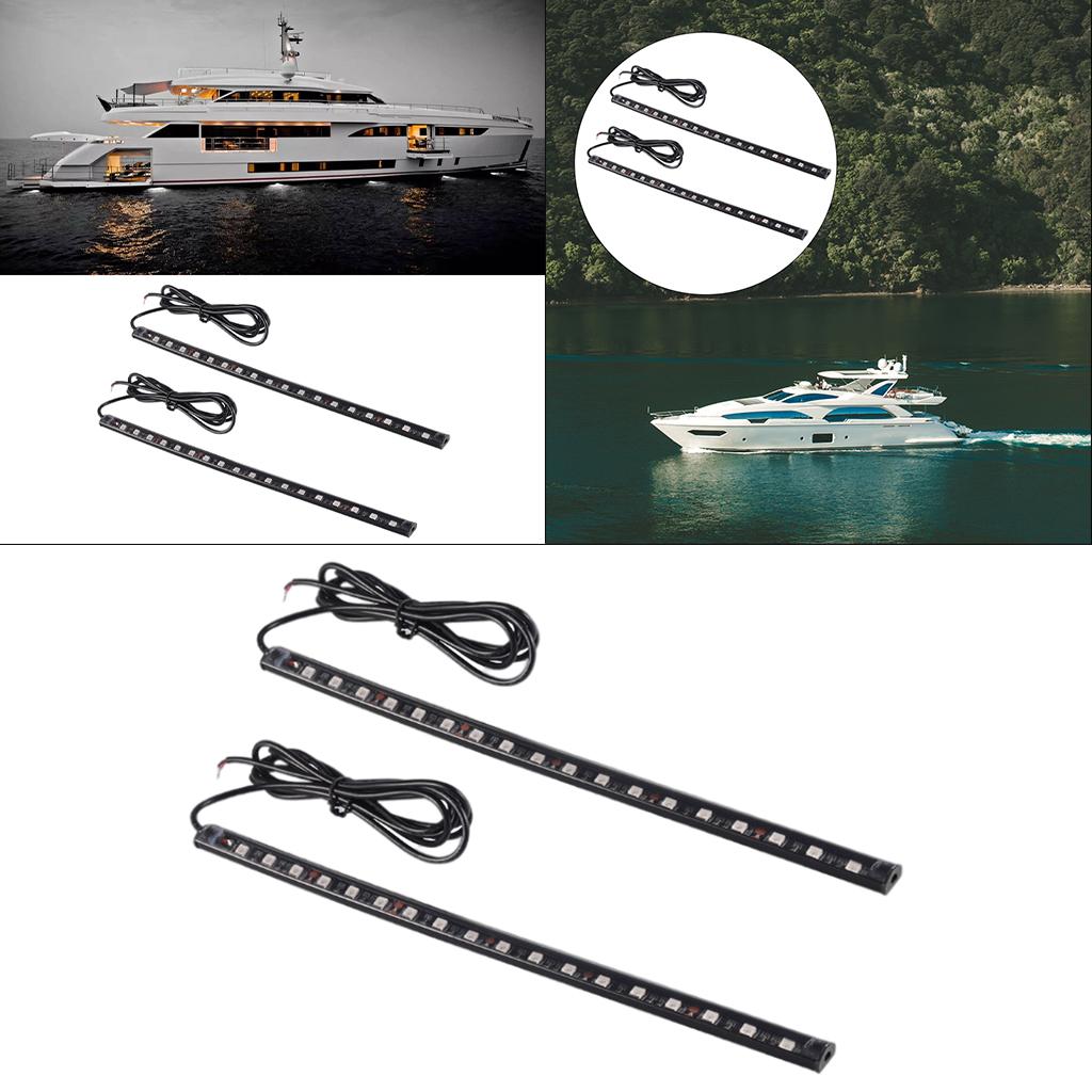 1 Pair Marine Navigation Light Strip Kit for Kayak Fishing Pontoon