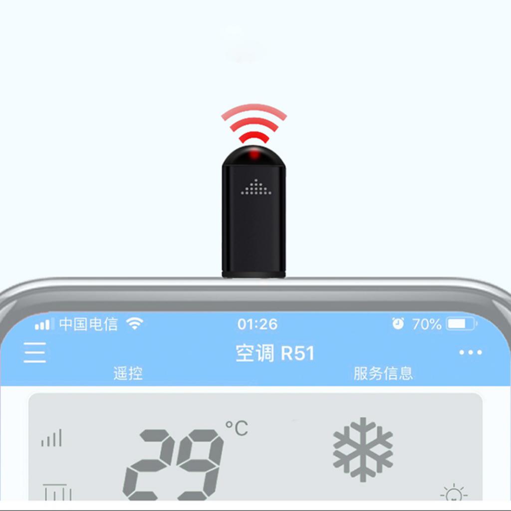 Wireless IR Infrared Remote Control for Android Mobile Smartphone Micro-USB