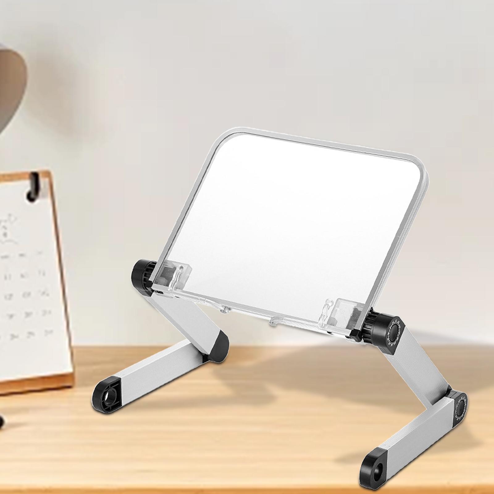 Support Sturdy Acrylic Reading Stand for Textbook Magazines Laptop