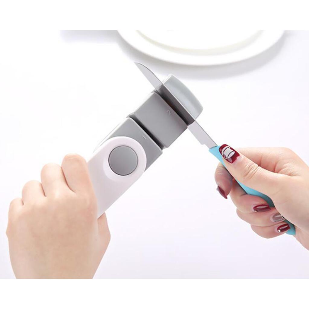 Kitchen Sharpening Stone Knife Sharpening Sharpener Household Tools  Gray