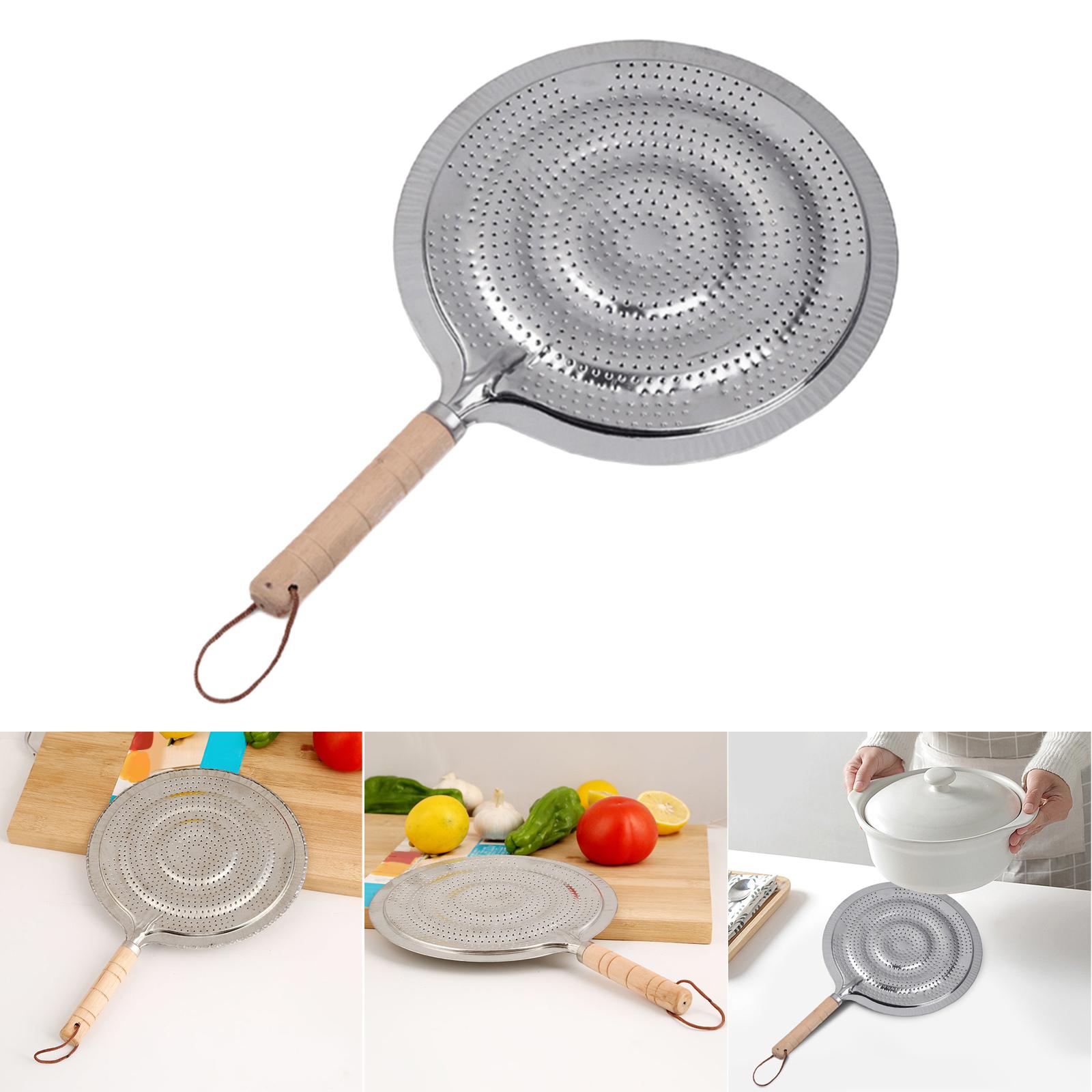 21cm Heat Diffuser Insulation Pad Cooking Plate Silver for Cooking Utensils