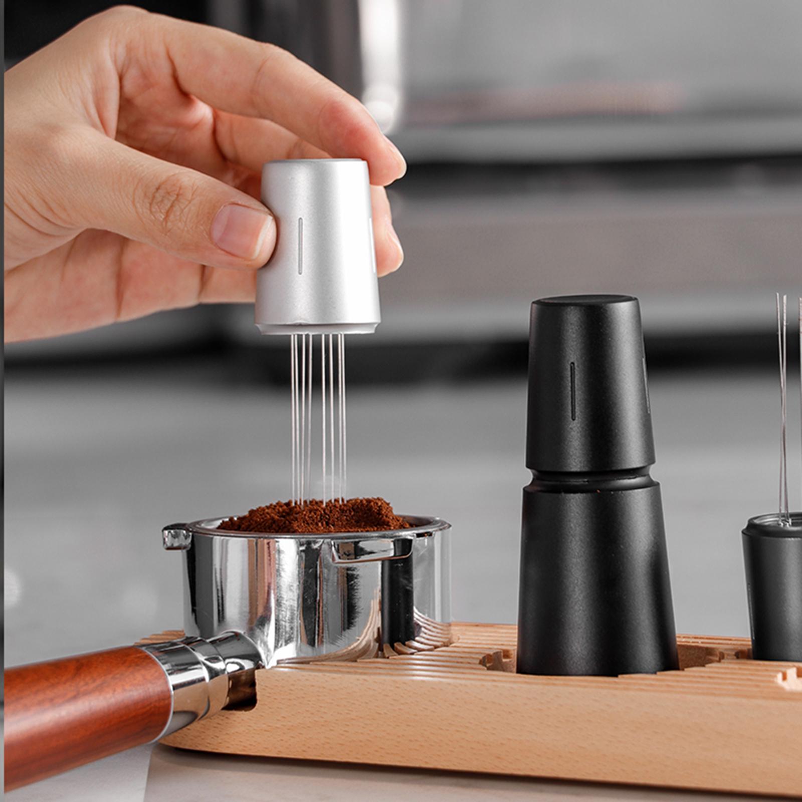 Espresso Needle Distributor Lightweight Barista Accessories Espresso Stirrer Argent  