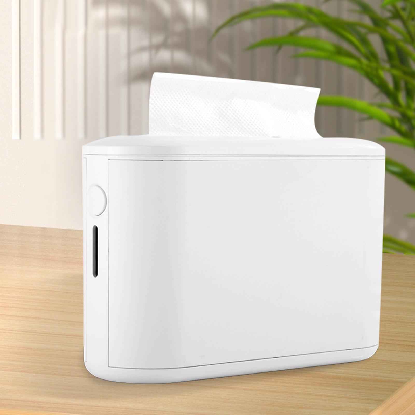 Facial Napkin Box Holder Napkin Organizer Table Countertops Napkin Dispenser White