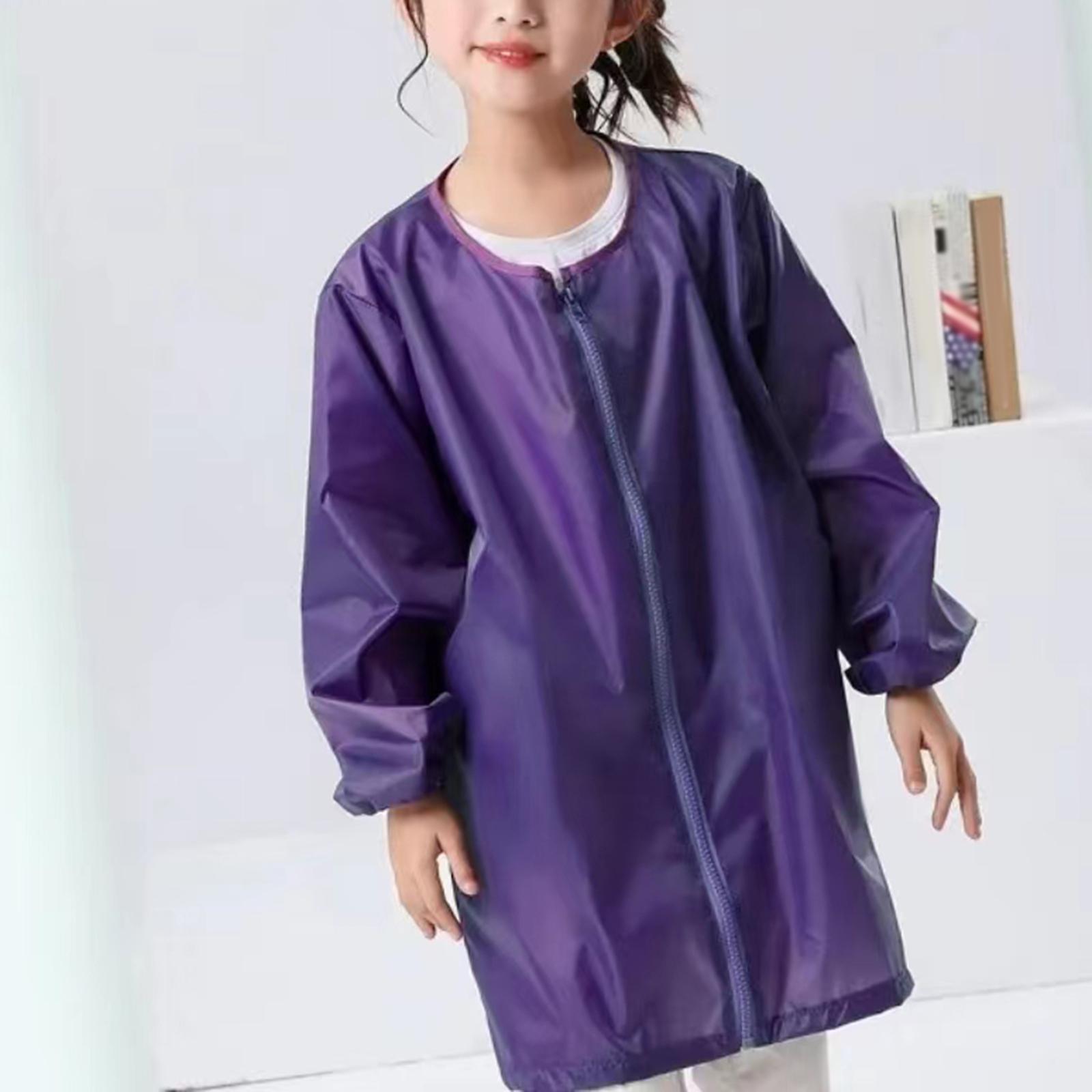 Children Art Smocks Waterproof Sleeved Bib Water Resistant Long Sleeve Smock L