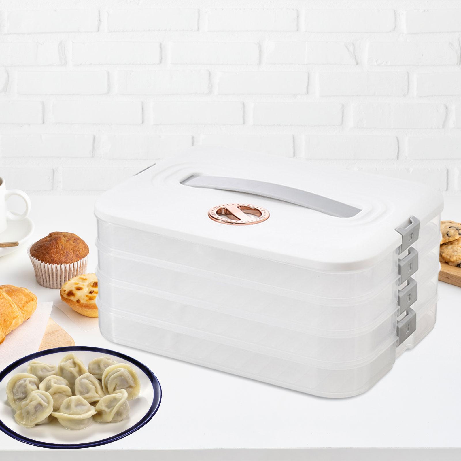 Dumplings Organizer Food Preservation Tray for Biscuits Steamed Buns Noodles