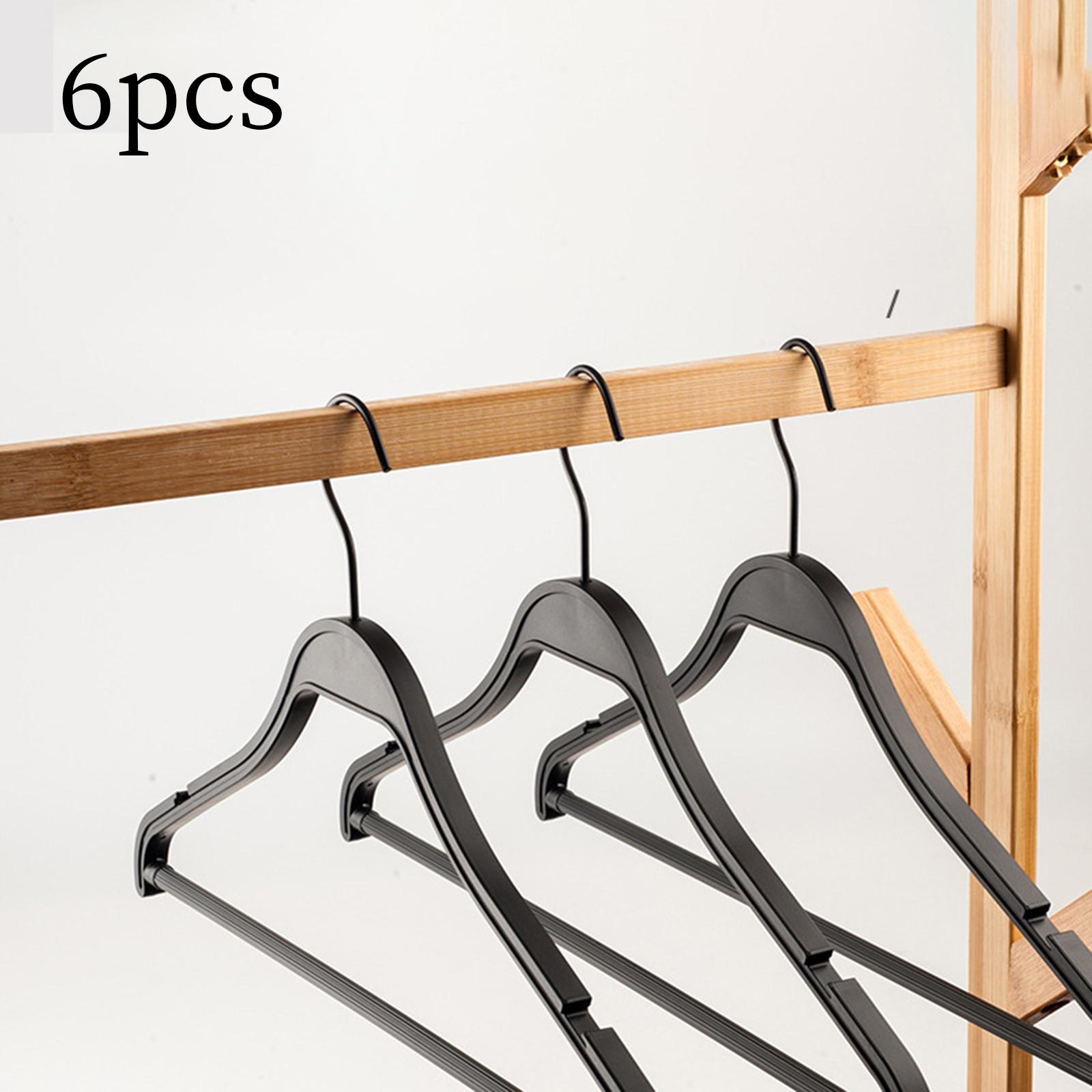 6x Suit Hanger Storage Organizer Multifunction Non Slip Wide Shoulder Hanger
