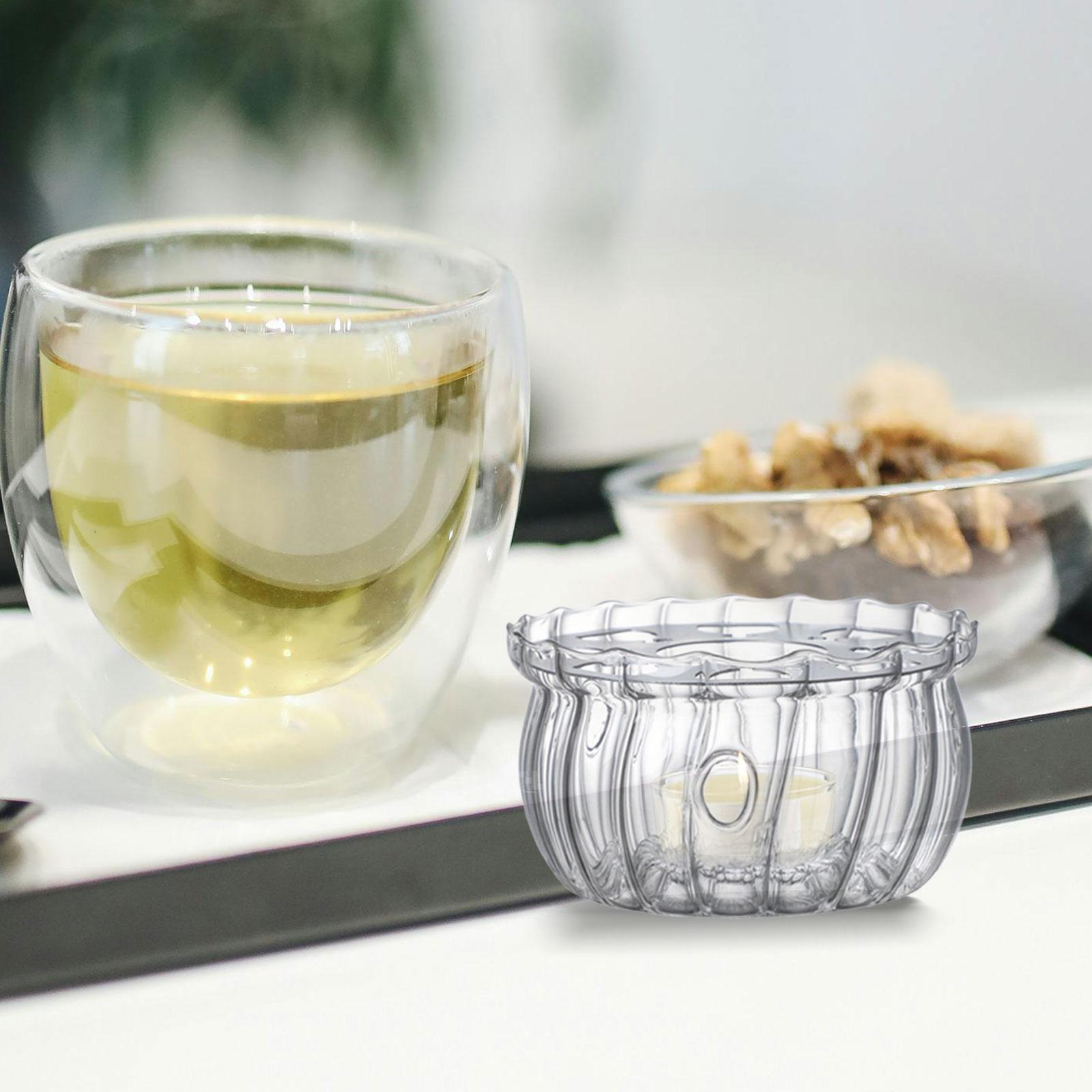 Teapot Warmer Round Practical Heating Base for Office Living Room Restaurant