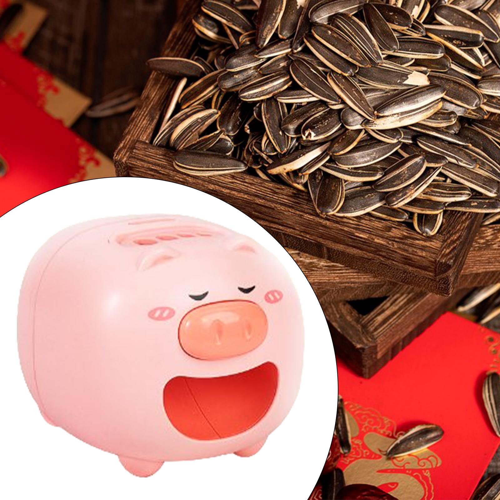 Electric Automatic Shell Peeling Machine Cartoon Pig Shape Sheller Style D