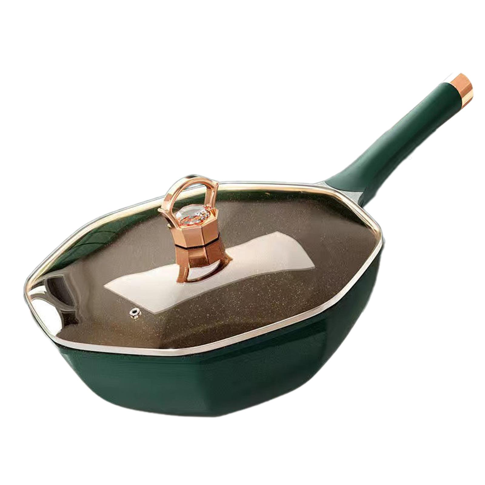 Octagonal Frying Pan with Lid