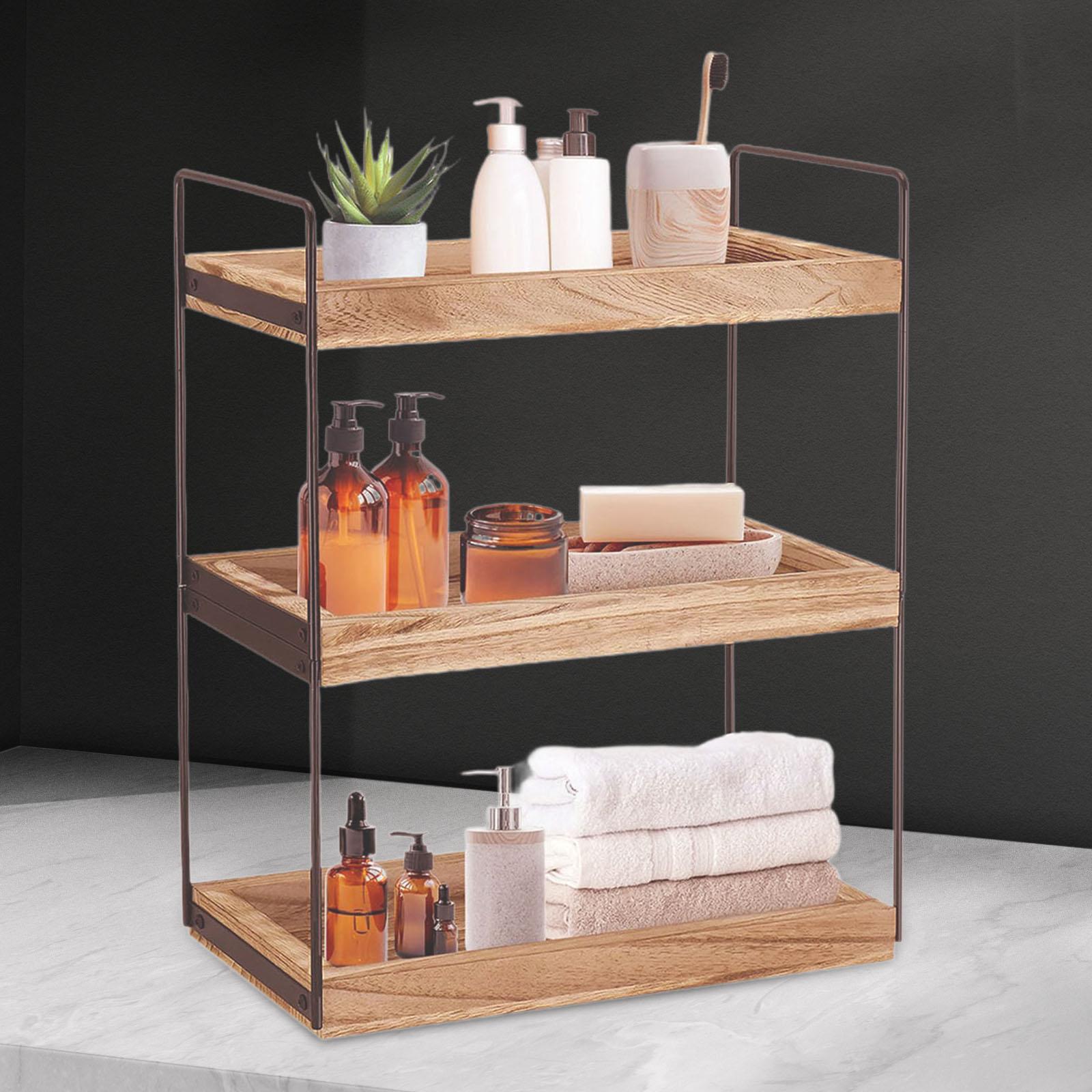 3 Tier Bathroom Sink Organizer Countertop Storage Shelf for Skincare Perfume