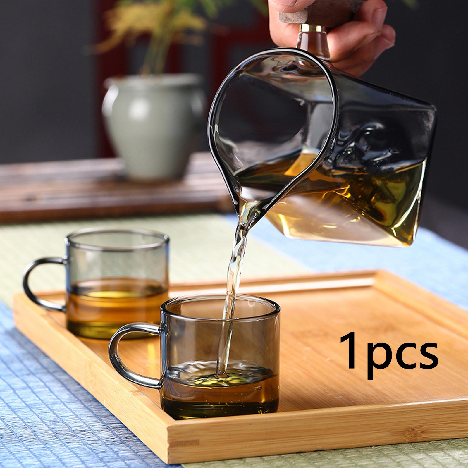 Glass Teapot 350ml No Lid Tea Set Accessories Kettle for Home Office Camping