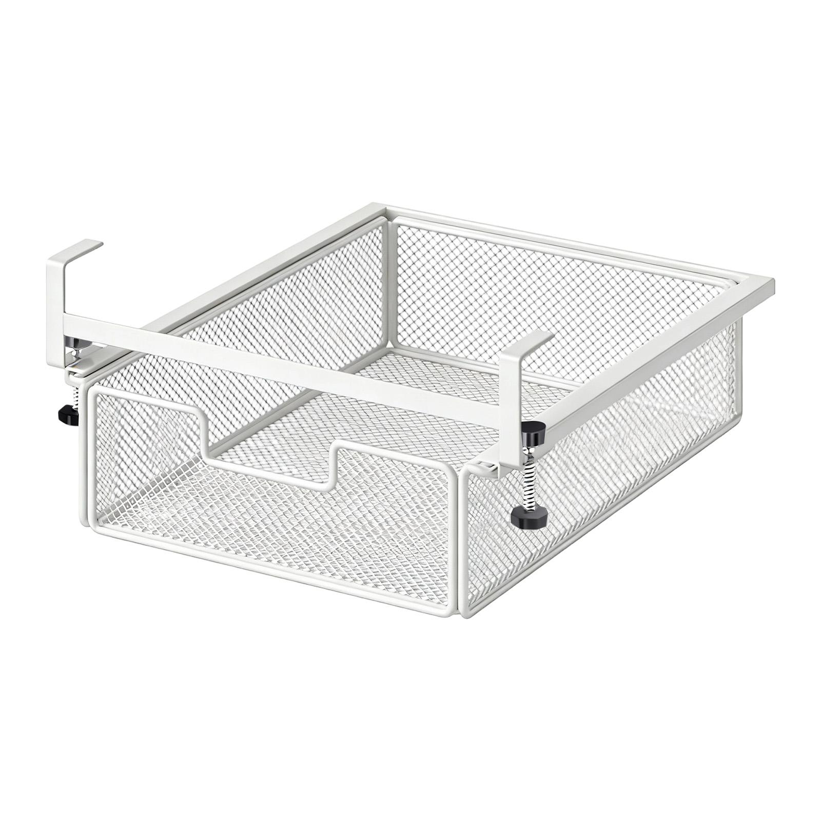 Under Desk Drawer Basket Container Large Capacity
