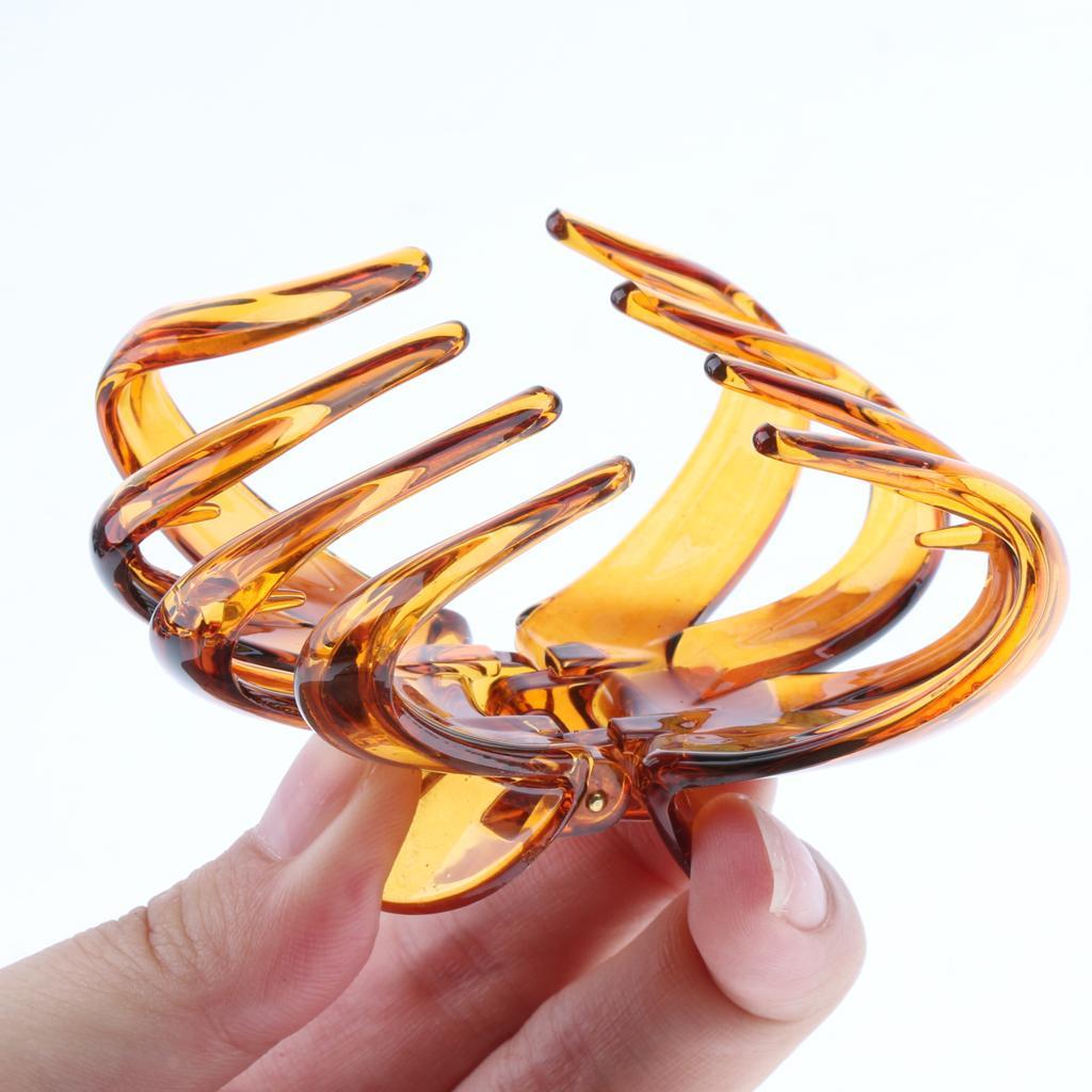 Hair Claw Clips Large Grip Thick Hair Octopus Jaw Folding ...