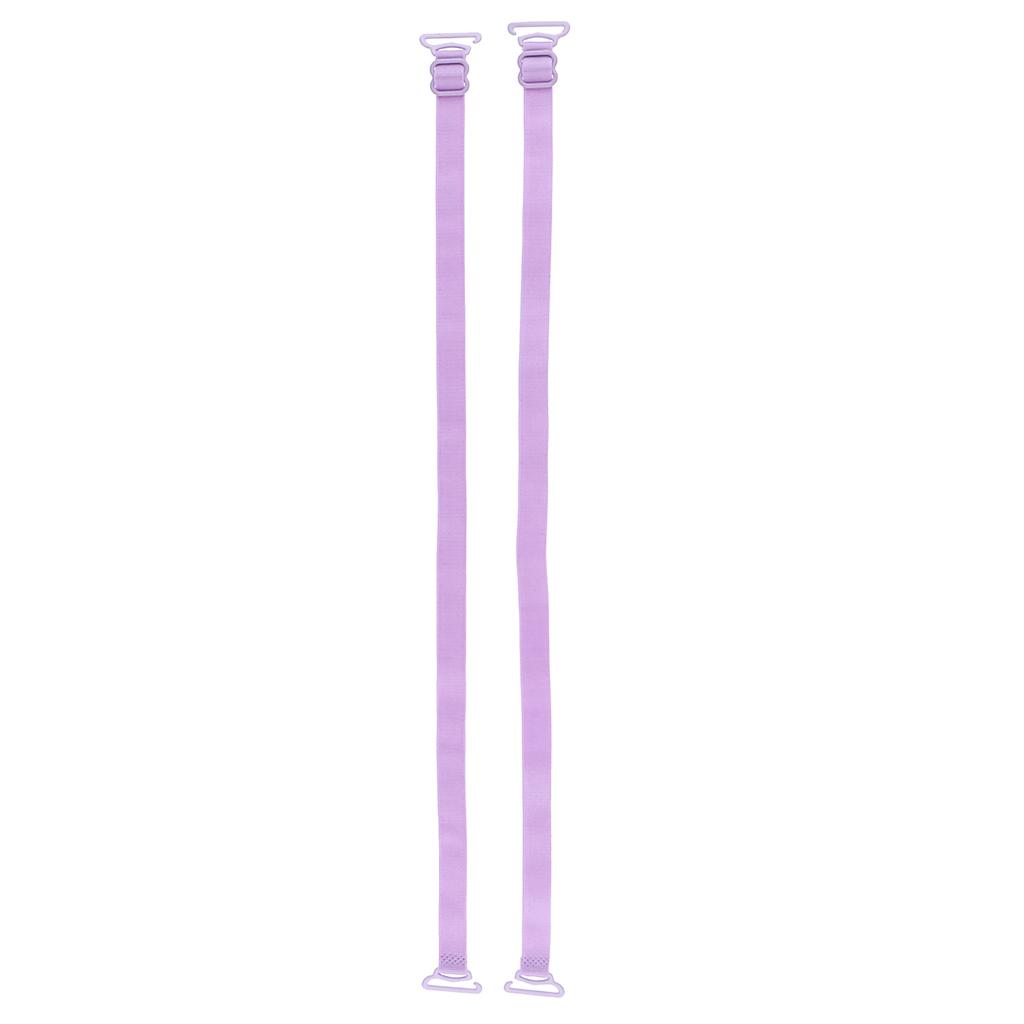 Women's Non-slip Bra Straps Adjustable Replacement Shoulder Straps Purple