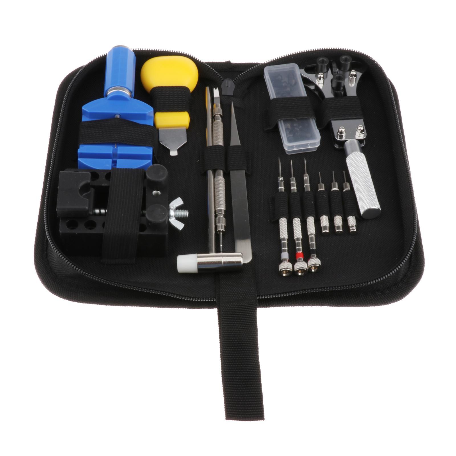 Watch Repair Tools Kit Back Case Opener Screwdriver Case Presser 31pcs