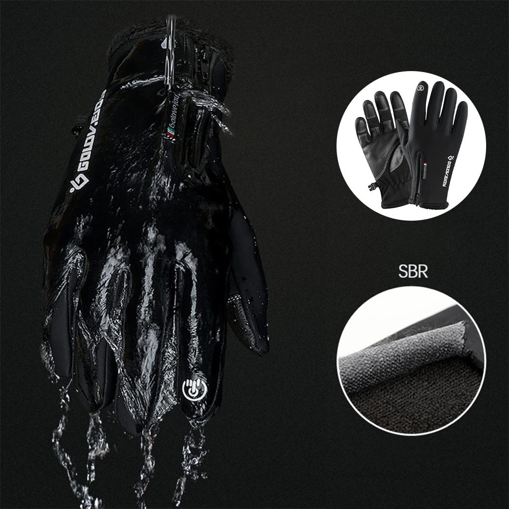 Waterproof Winter Gloves for Cold Weather Skiing Fishing Motorcycle XXL