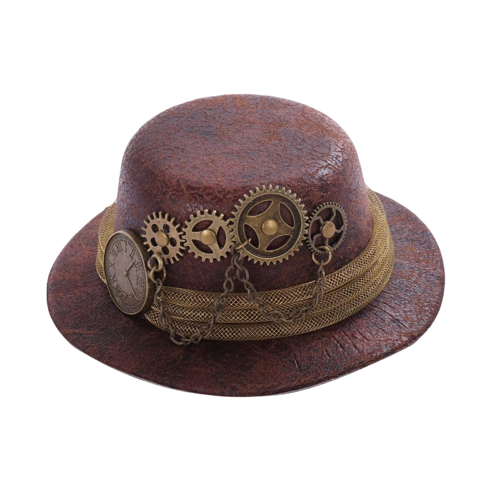 Woman Mini Steampunk Top Hat Clip, Party Hat Premium Material Durable