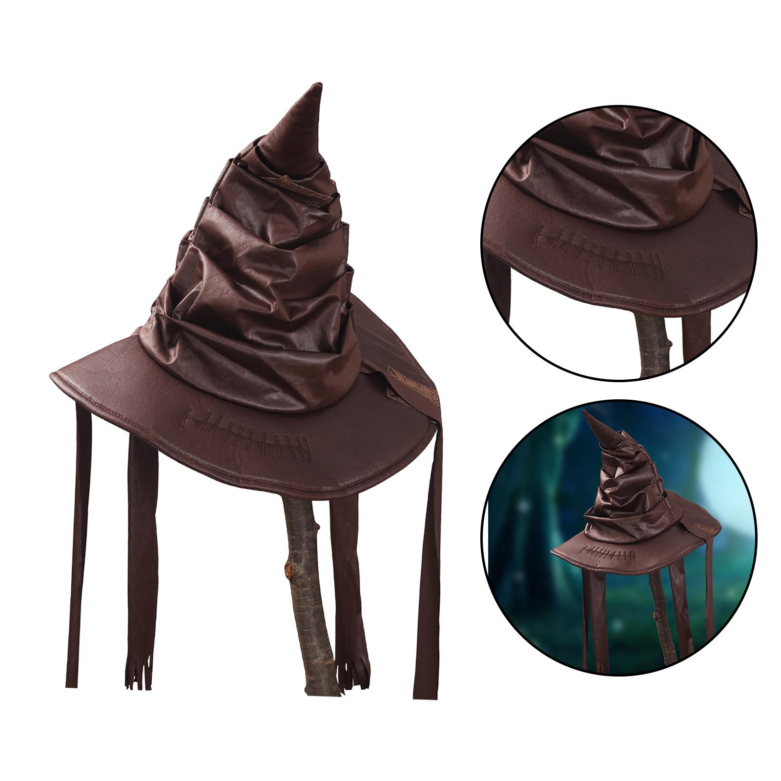 Fashion Halloween Witch Hats Wizard Pointed for Clothing Props Adult Women
