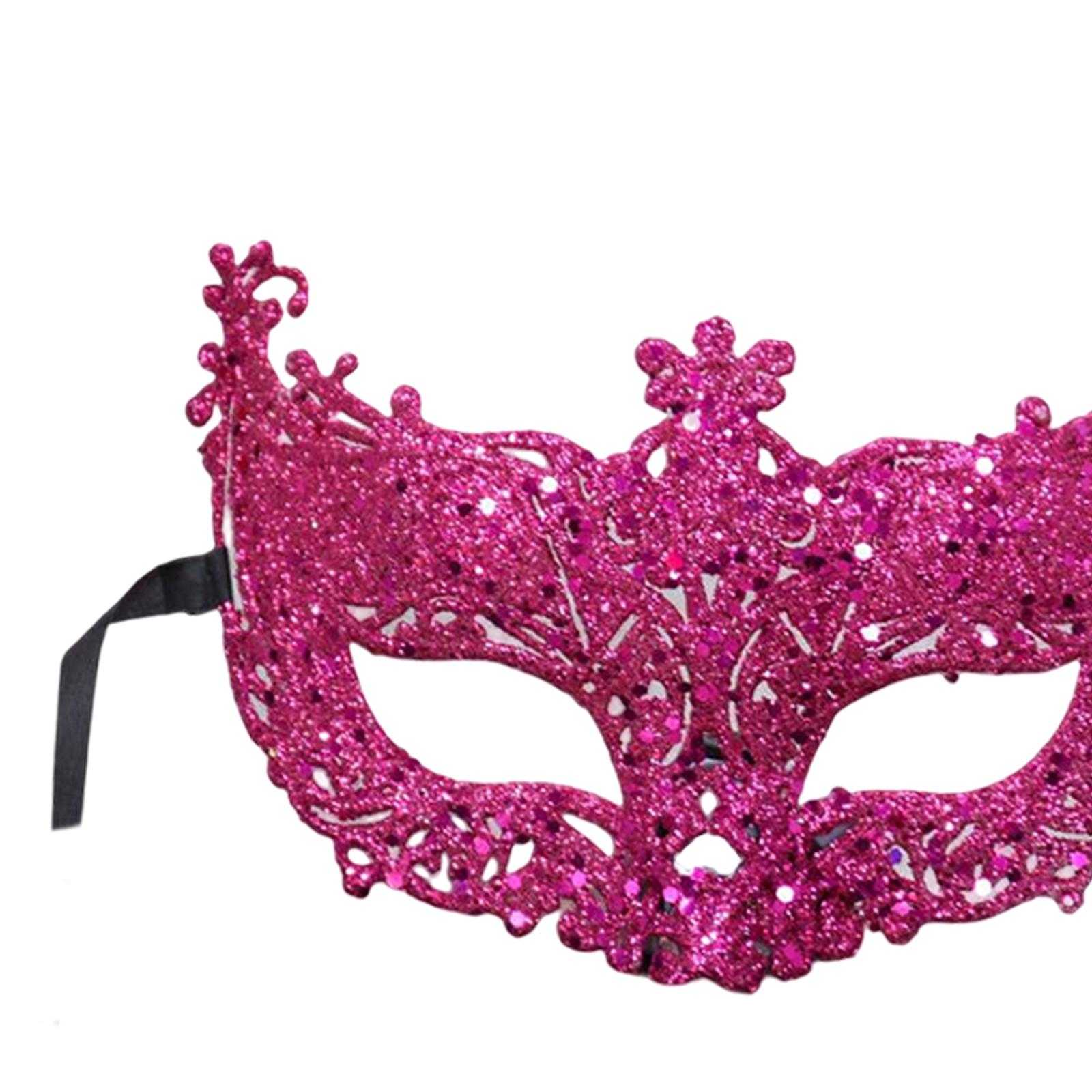 2x Glitter Masquerade Eyemask Costumes Accessory Fancy Dress Cosplay Adults