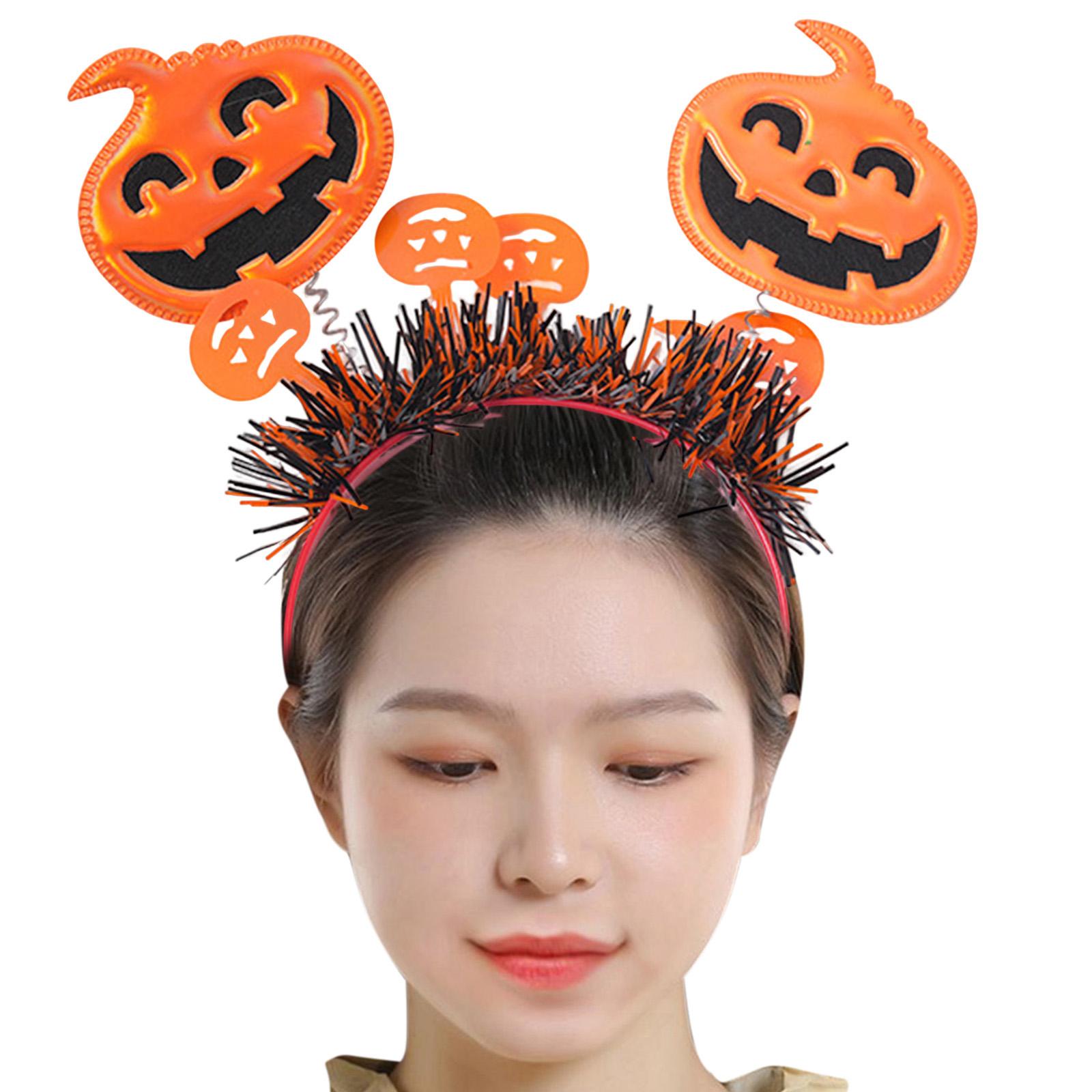 Festival Headband Women Halloween Headpiece for Role Play Holiday Masquerade Pumpkin