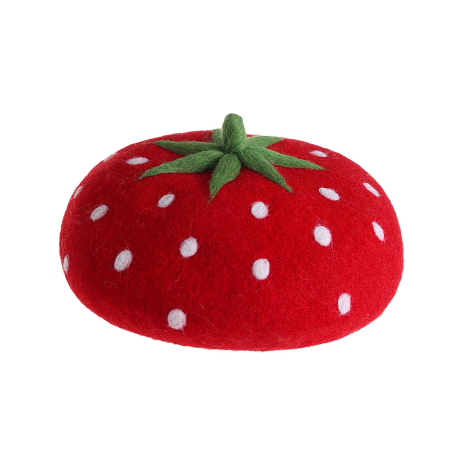 Strawberry Beret Hat 55to60cm